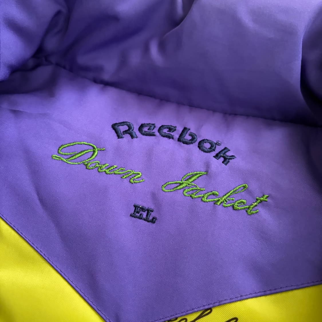 90s 리복 빈티지 올드스쿨 구스다운 패딩 자켓 XL 상품이미지7