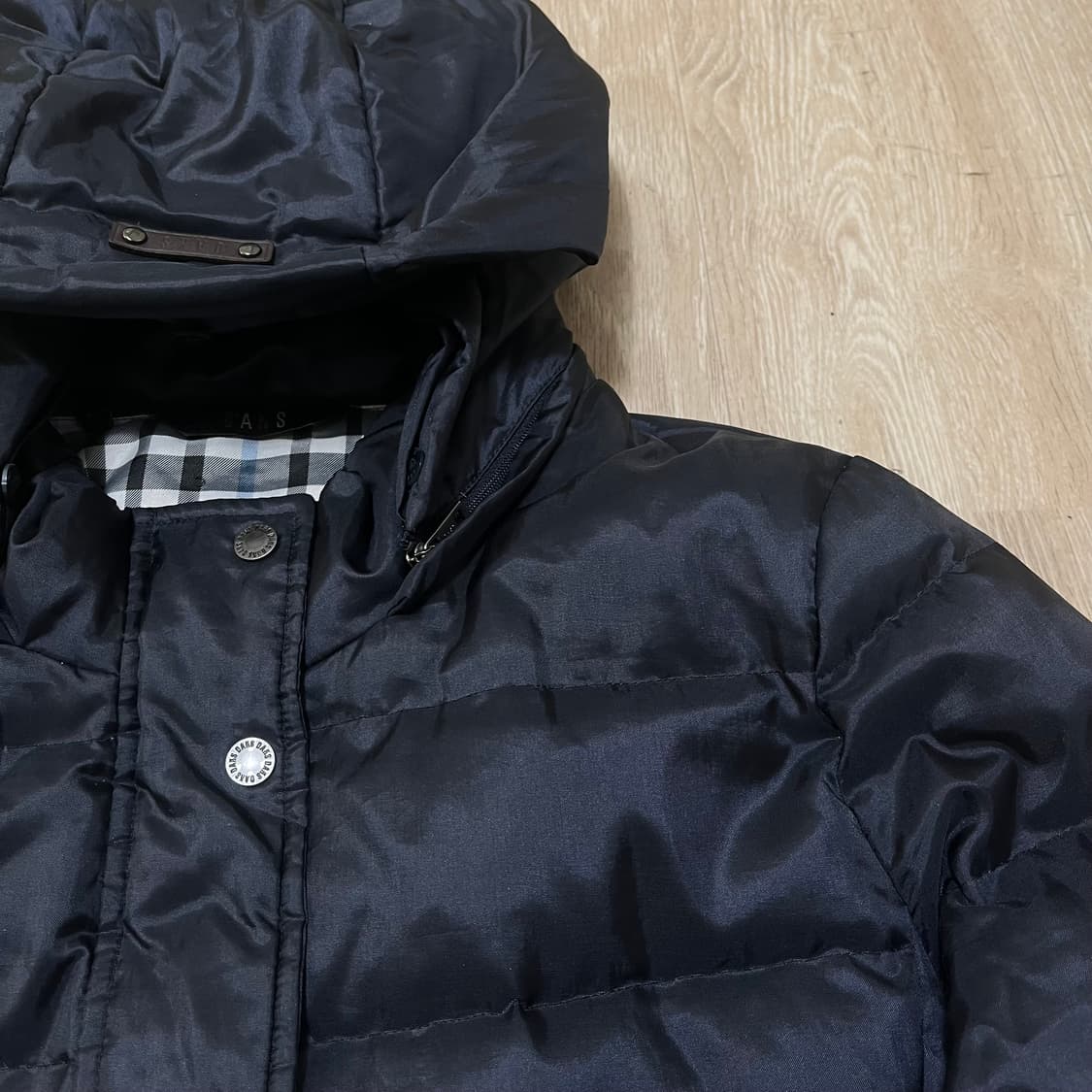 닥스 런던 DAKS 여성 프리미엄 구스다운 후드 롱패딩 M(95) 상품이미지2