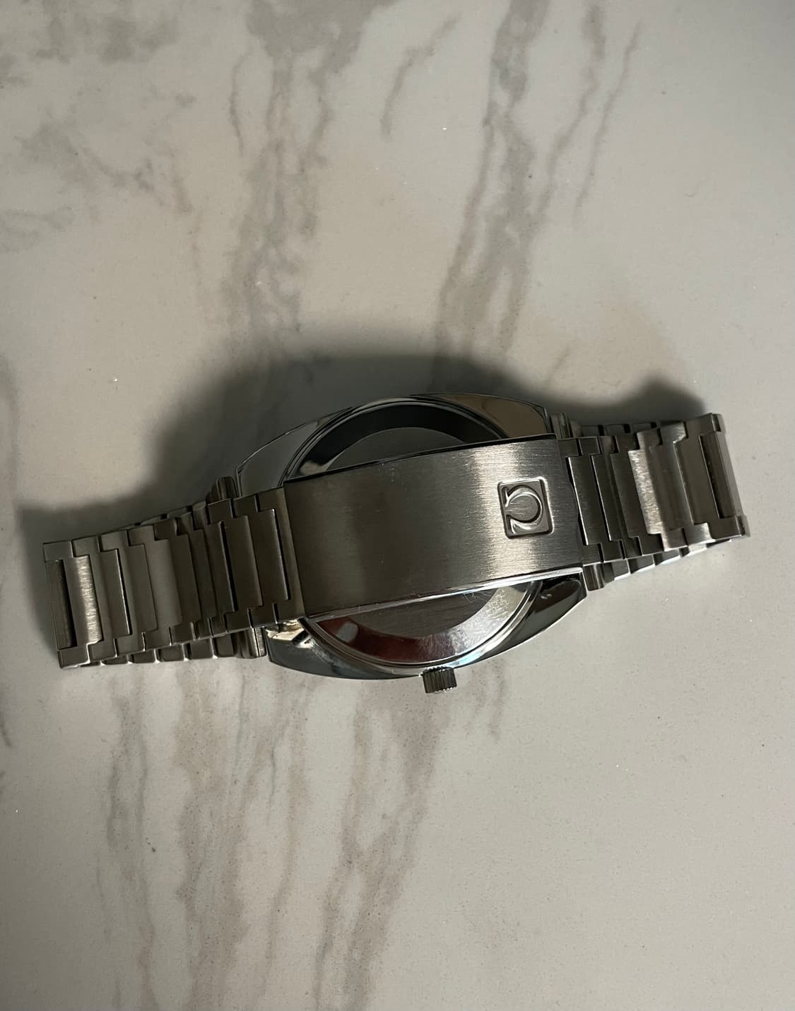 오메가 씨마스터 고구마 데이데이트 네이비 오토매틱 빈티지 시계 상품이미지6