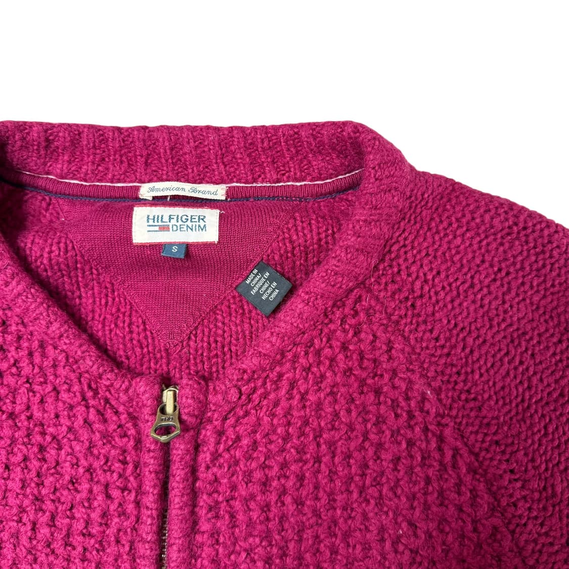 타미힐피거 니트집업 상품이미지2