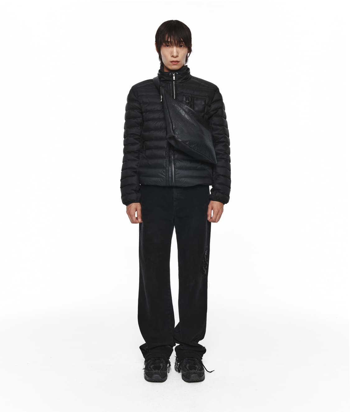 Xs l xl  엑슬림 xlim ep8 02 다운 경량패딩 블랙 판매 상품이미지1