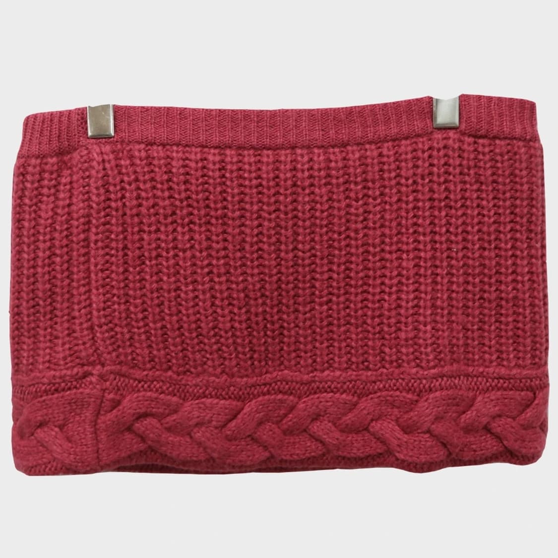 바디드레싱 레드 울 모헤어 혼방 니트 미니스커트 61249 상품이미지2