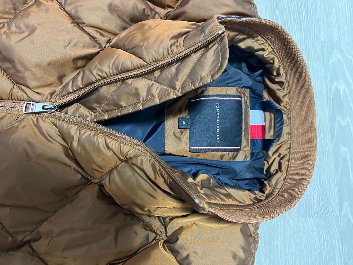 타미힐치거 퀄팅 브라운패딩 XL 상품이미지4