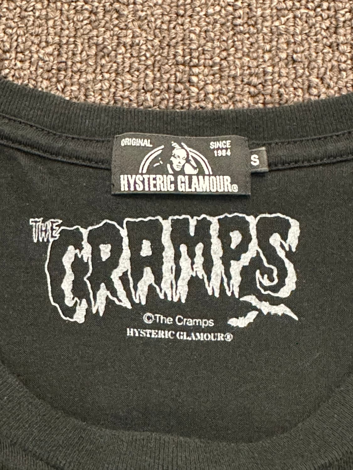 S)히스테릭 글래머x크램프스 락 밴드 반팔 상품이미지3