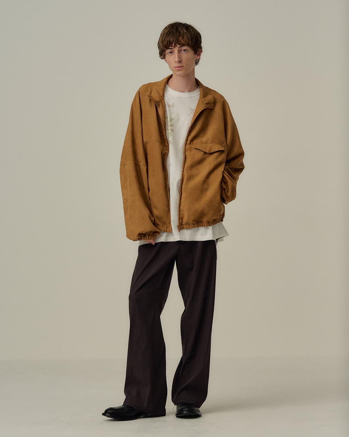 안셀름ANCELlM 25FW 비건 스웨이드 블루종 상품이미지7