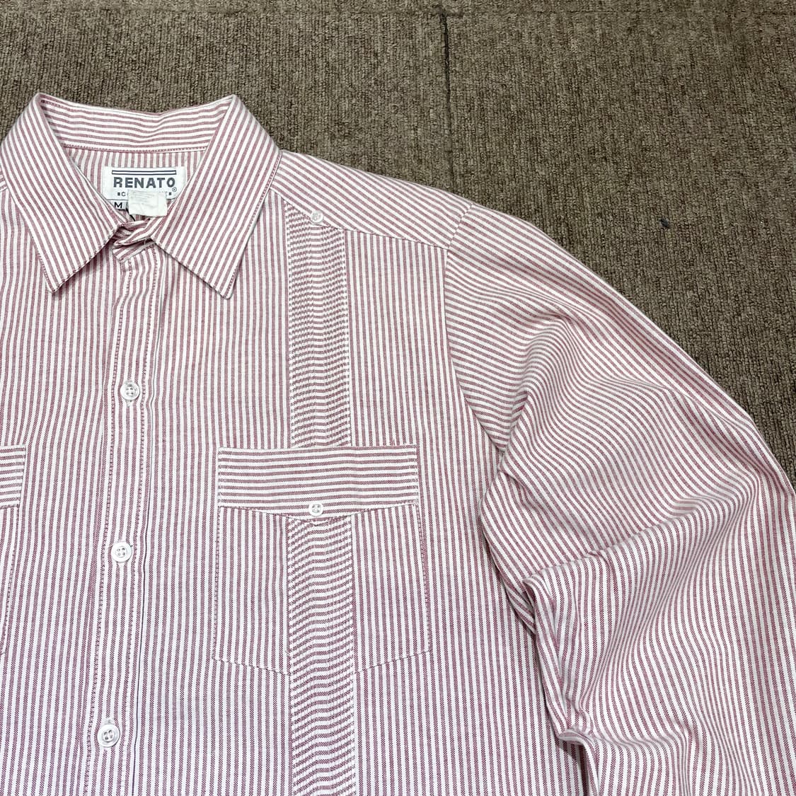 (M) Renato 빈티지 스트라이프 쿠바 셔츠 상품이미지6
