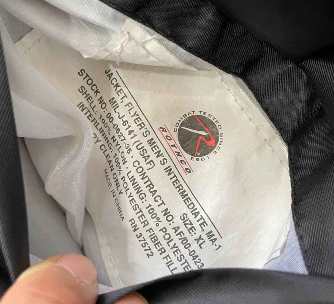 로스코 ma-1 항공점퍼 상품이미지3