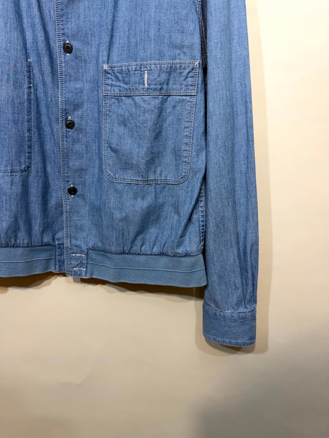 UNIQLO x LEMAIRE 16ss 샴브레이 블루종  상품이미지4