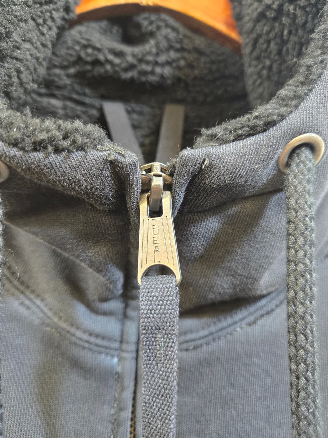 마르지엘라 블랙 후드 집업 티셔츠 상품이미지7