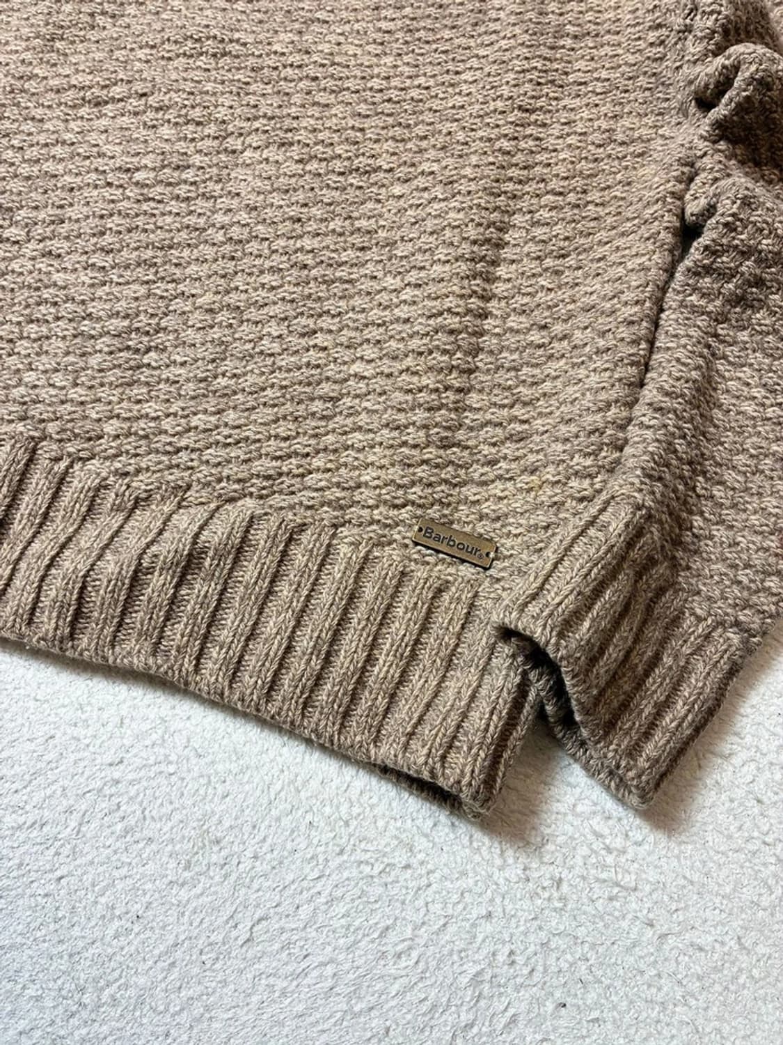 바버 Barbour 100% 램스울 와플 스웨터 니트 PN7351 상품이미지3