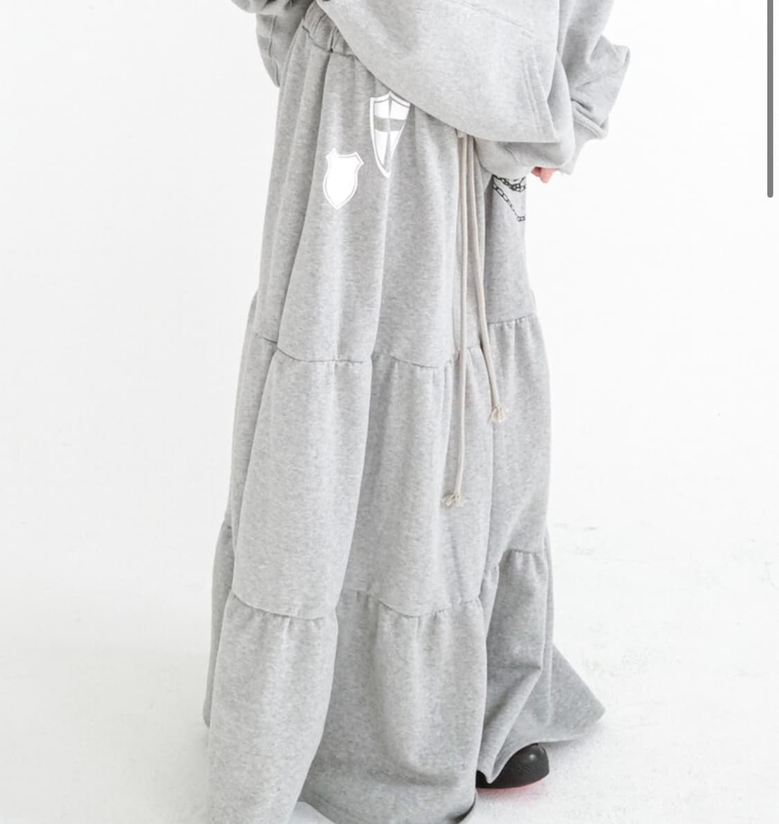 (새상품)maxi jersey tiered skirt 상품이미지1