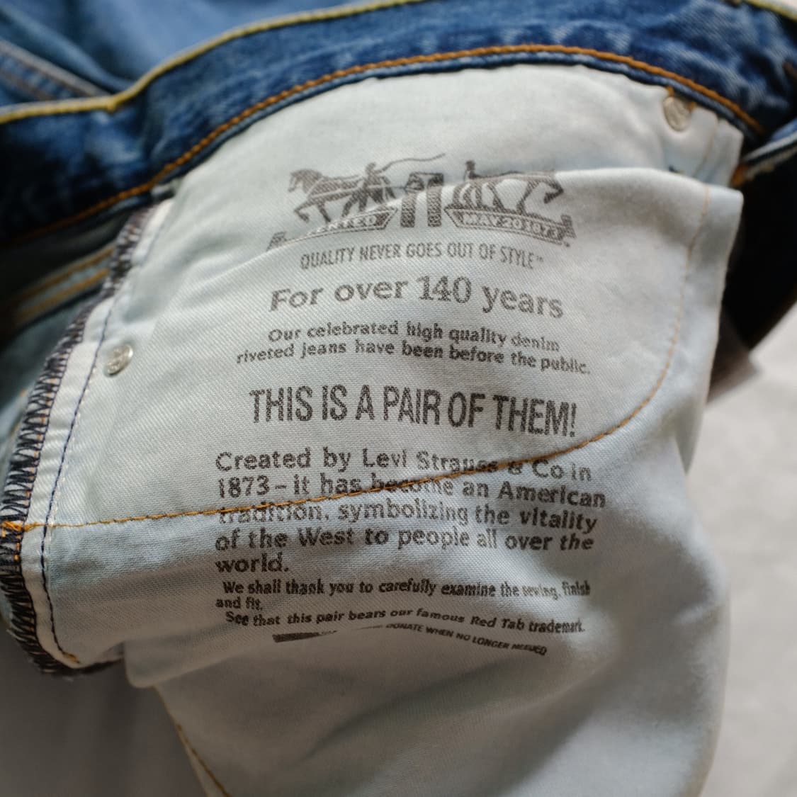 Levi’s 505 Denim 상품이미지6