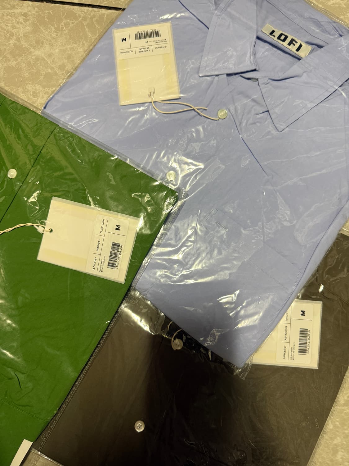 로파이 홀리데이 셔츠 3종세트 상품이미지1