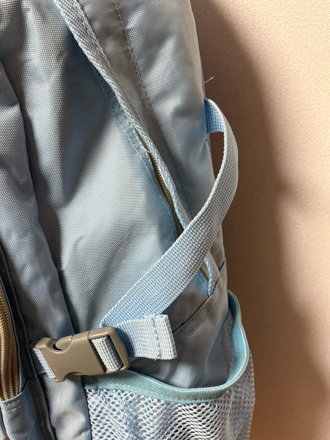 piko 피코  블루 백팩 가방 빈티지y2k 히메갸루 모리걸 도트 체크 상품이미지5