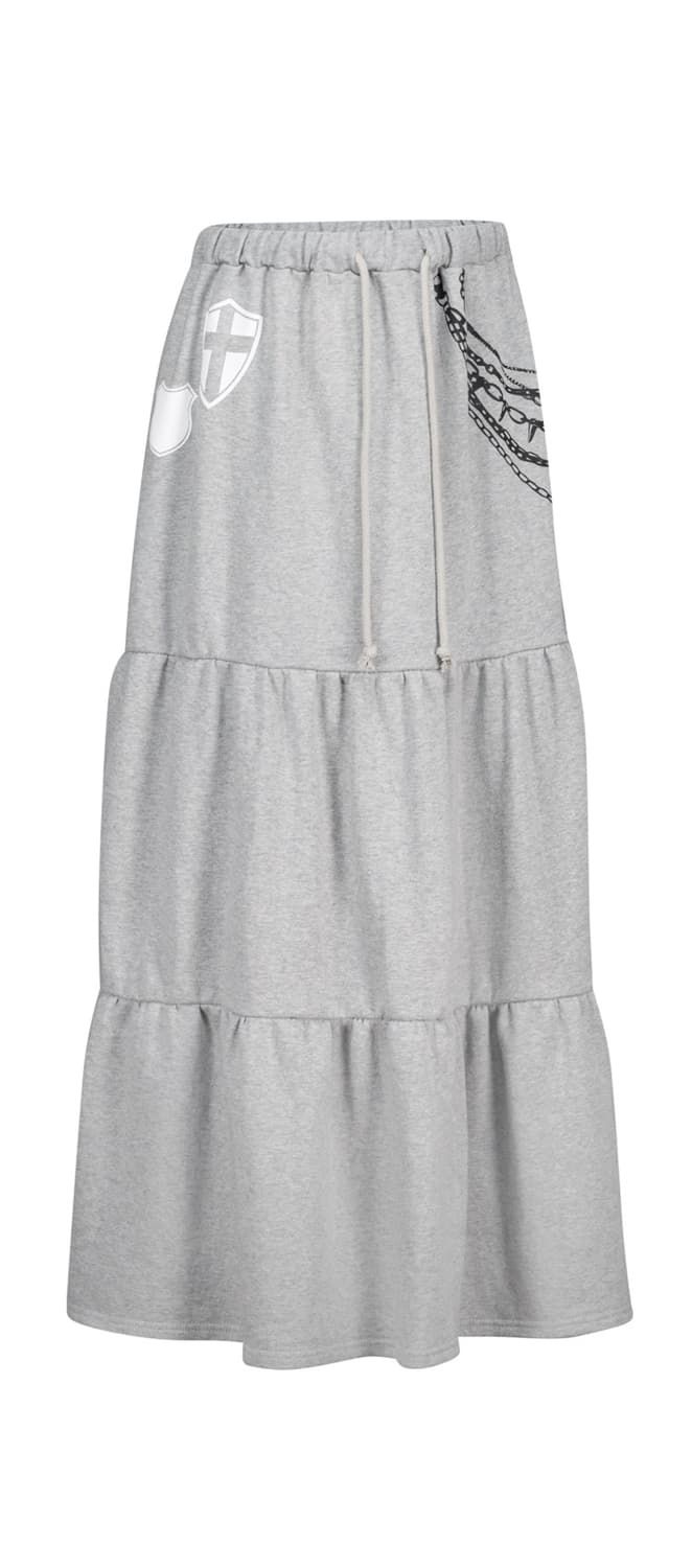 샵페어리 maxi jersey tiered skirt 롱스커트 상품이미지3