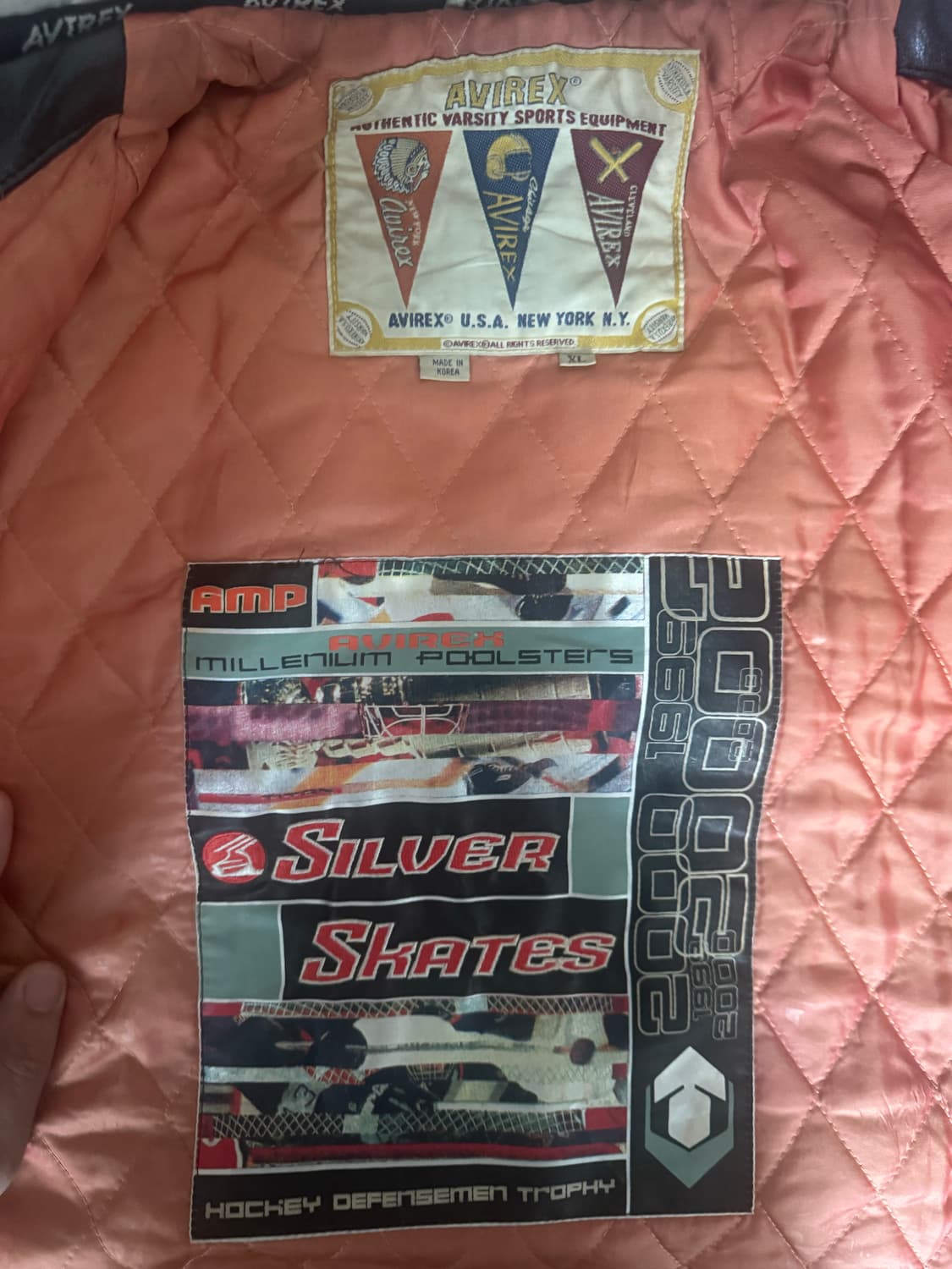 아비렉스 실버 스케이트 자켓 xl 상품이미지4