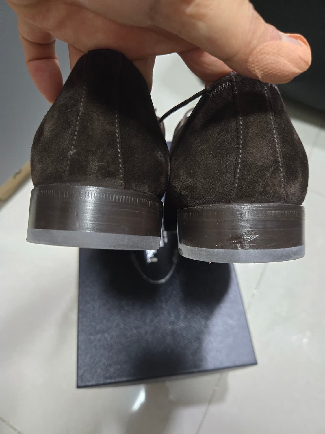 프라다 스웨이드 구두 상품이미지5