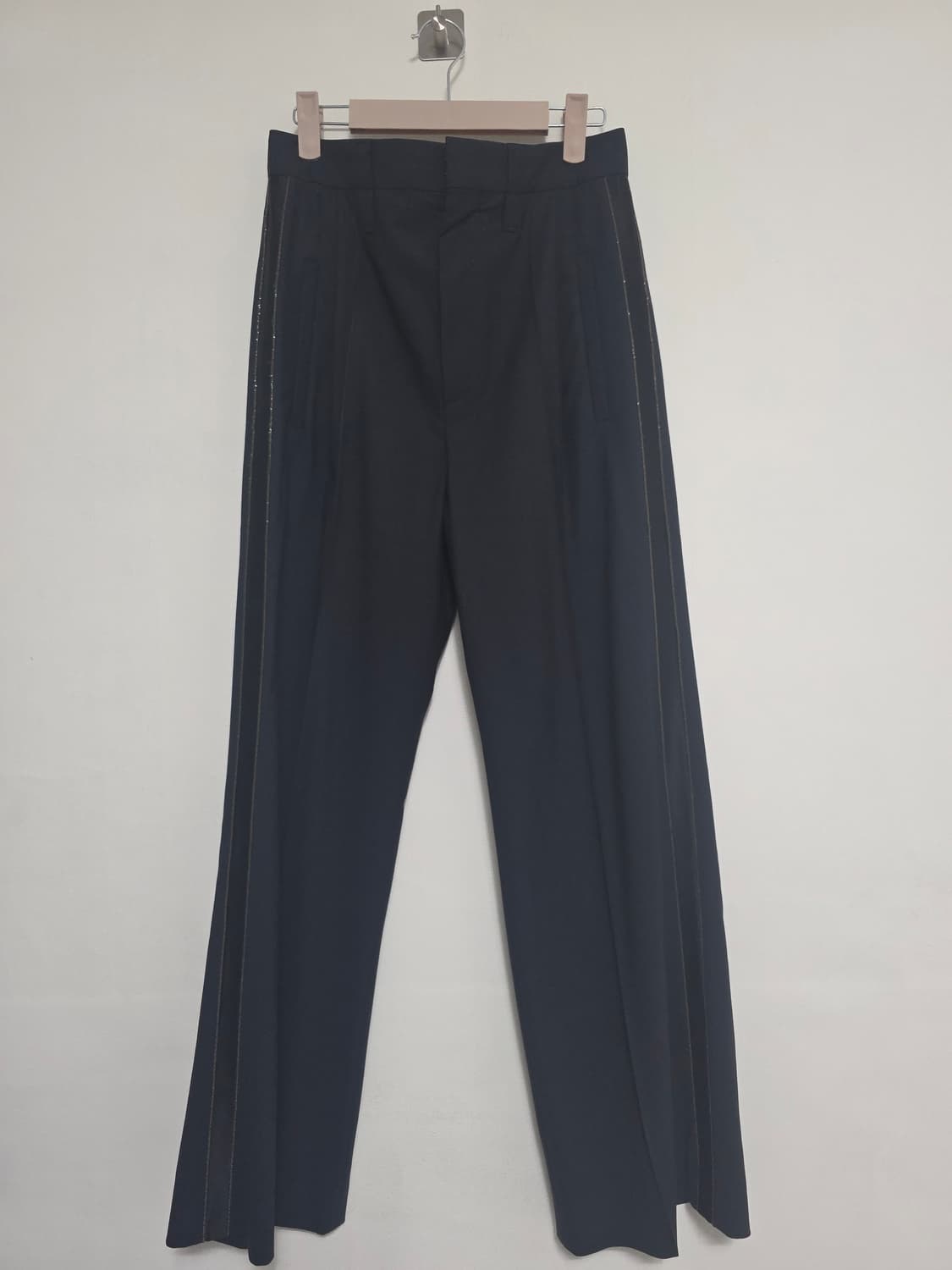 브루넬로 쿠치넬리 네이비 울 슬랙스 38 상품이미지1