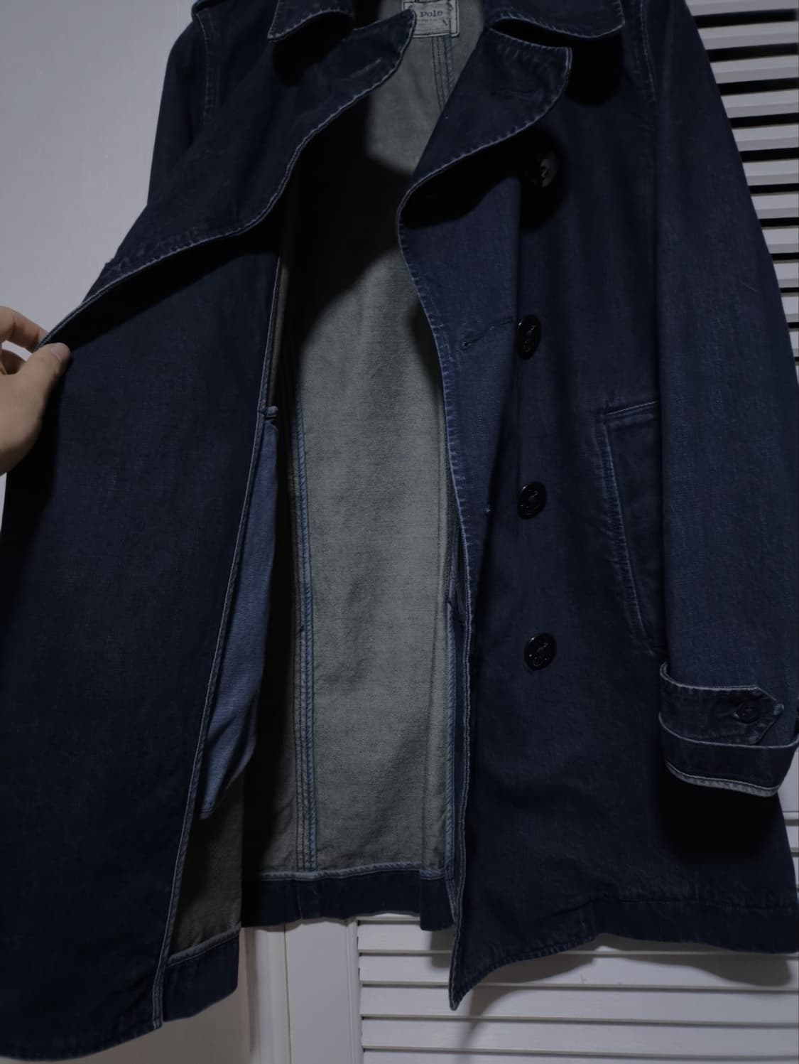 M 폴로랄프로렌 데님 인디고 더블코트 상품이미지5