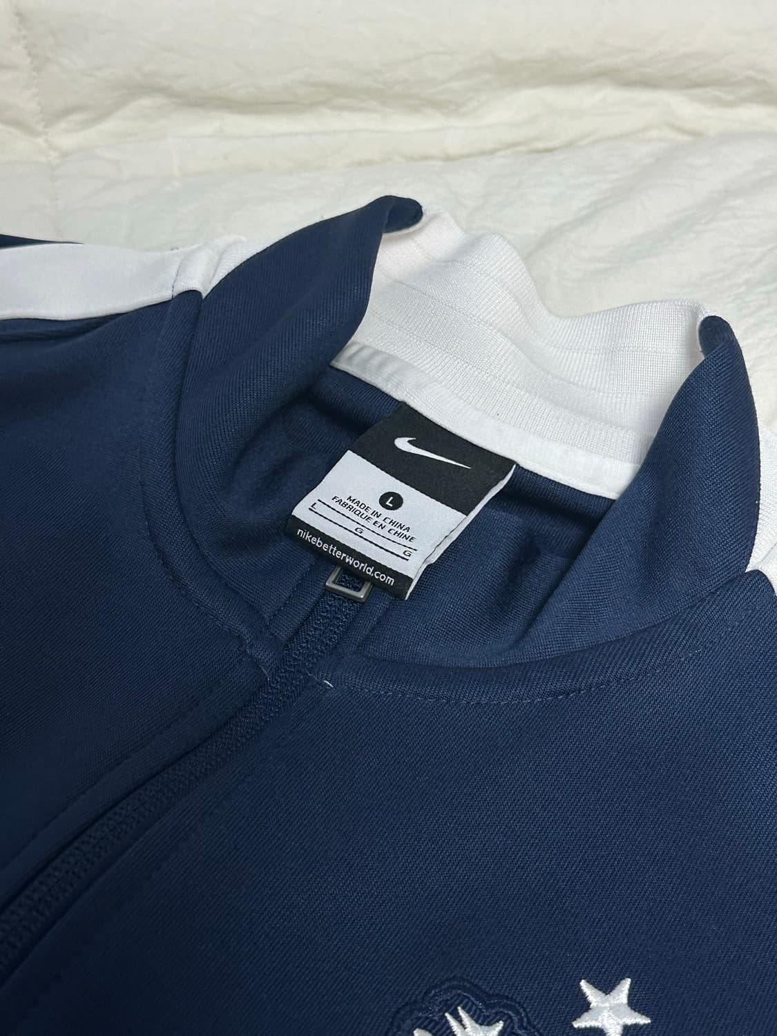 나이키 프랑스 국대 져지 트랙탑 라지 네이비 상품이미지4