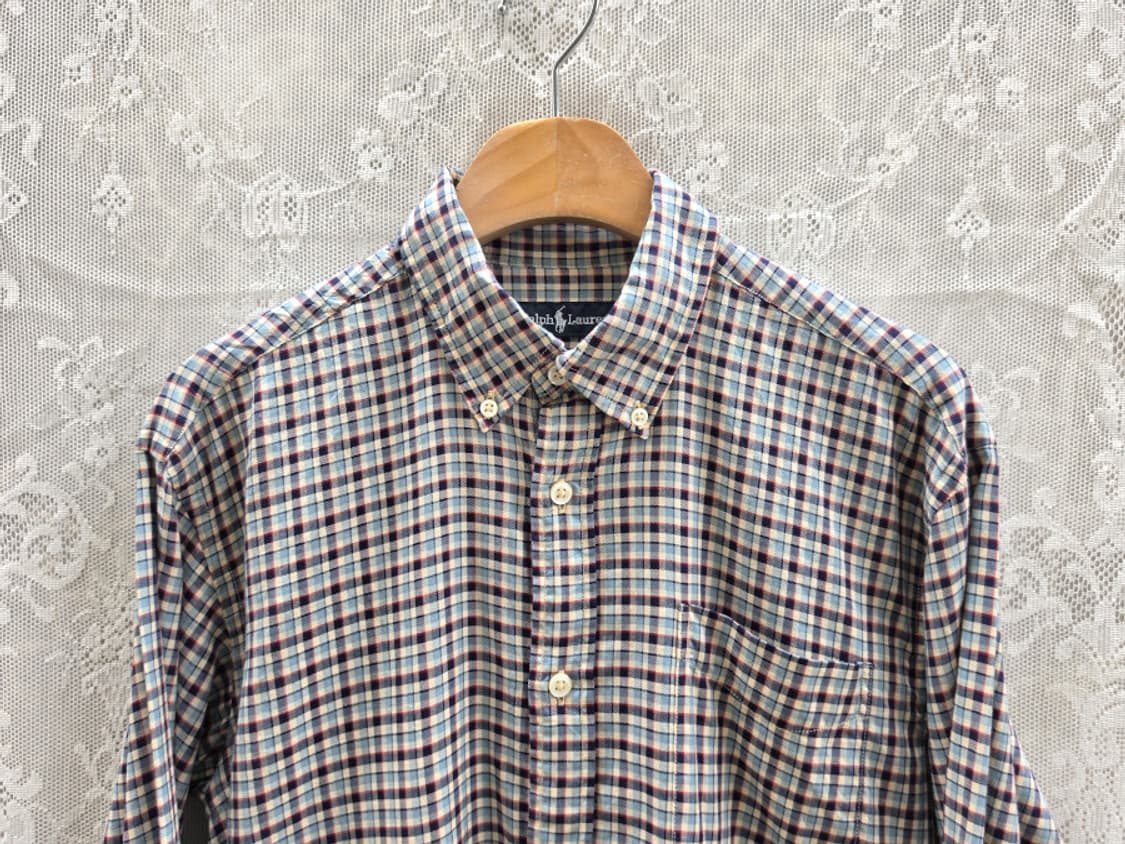 90s 랄프로렌 체크 셔츠 상품이미지2