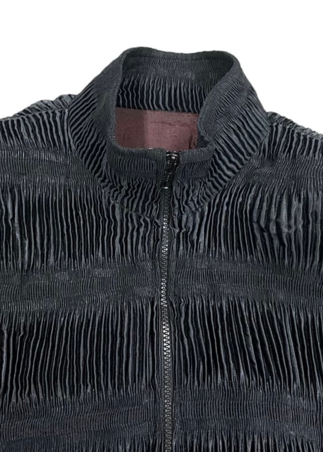 빈티지 플리츠 블루종 봄버자켓 상품이미지3