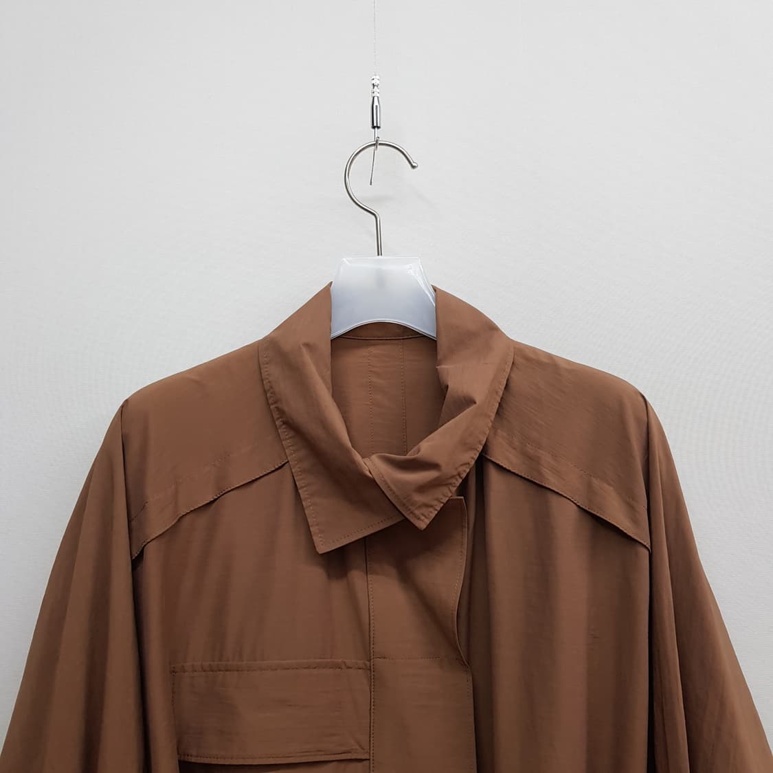 한섬 시스템 벨트 셔츠형 롱 원피스 88-98-165사이즈 상품이미지2