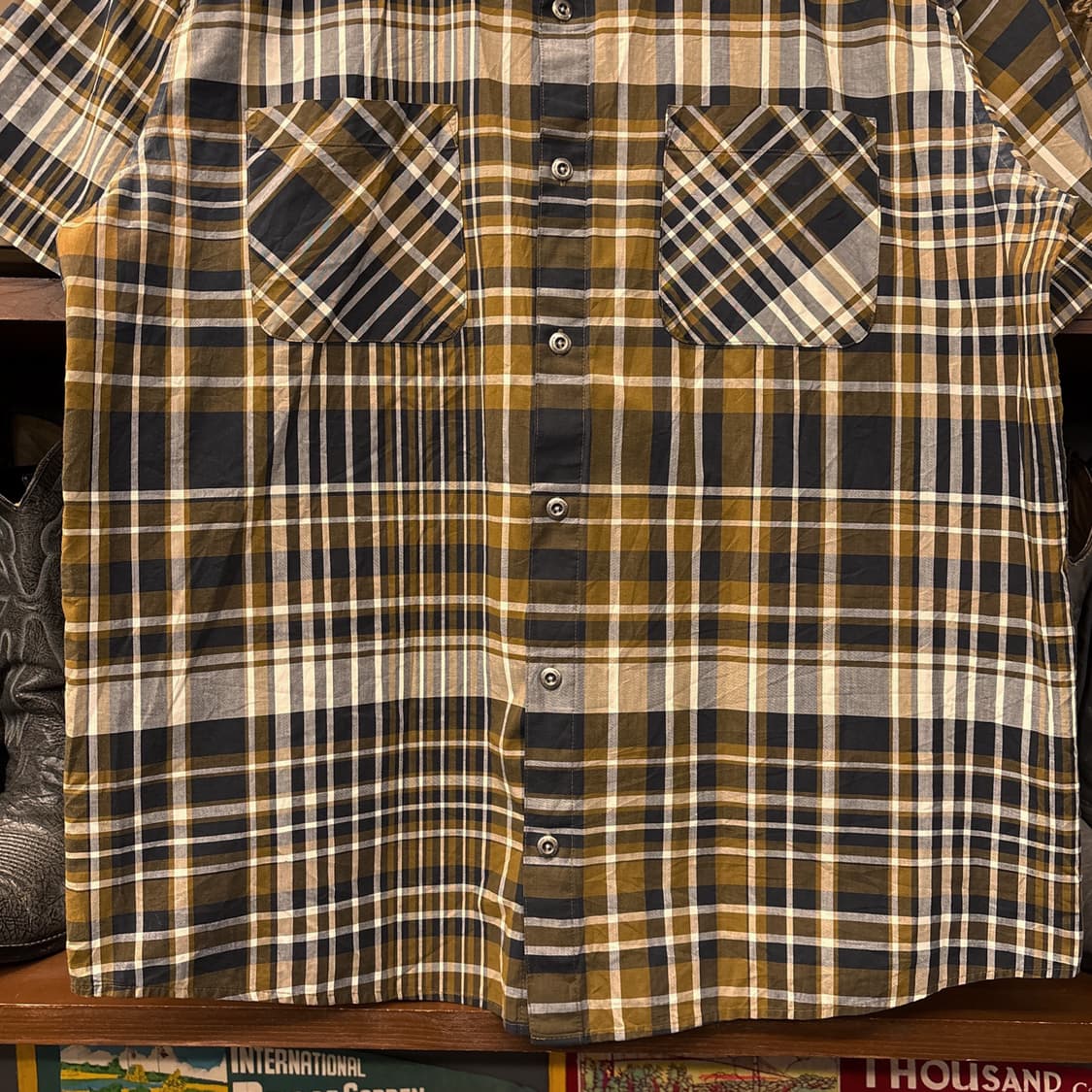 파타고니아 오가닉코튼 모디파이드 타탄체크 라이트코튼 셔츠 N1028 상품이미지4