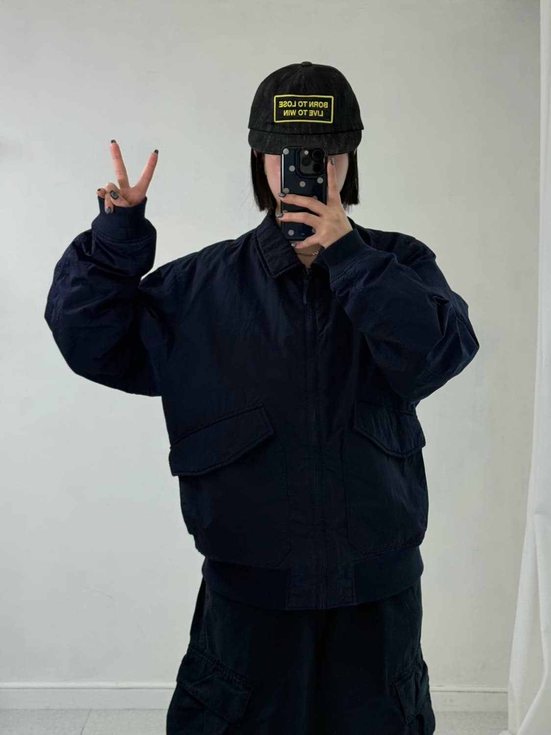 Jwanderson x uniqlo 네이비 자켓 상품이미지3