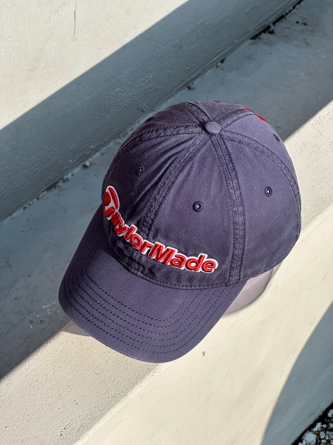 [F] 테일러메이드 로고 워싱 네이비 볼캡 모자 골프 상품이미지2