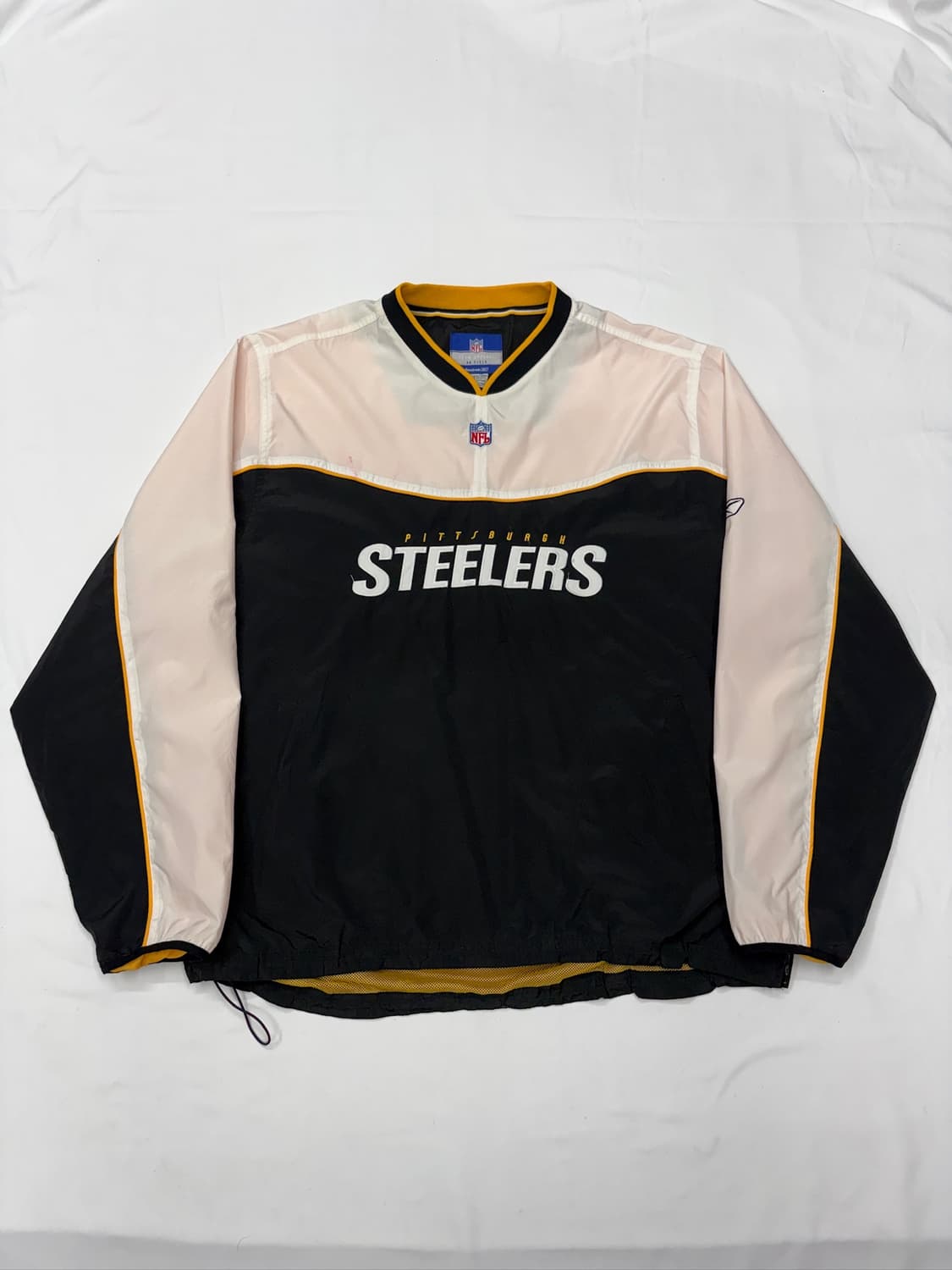 리복 NFL 피츠버그 스틸러스 풀오버 바람막이 웜업 자켓 상품이미지6