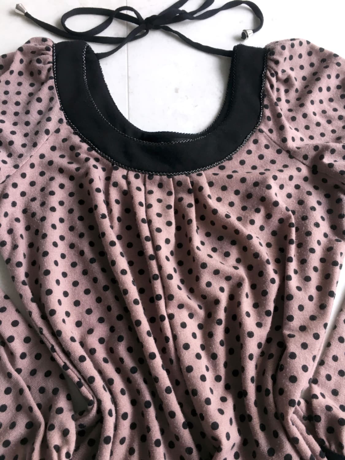 핑키앤다이안 도트 리본 갸루 원피스 상품이미지4