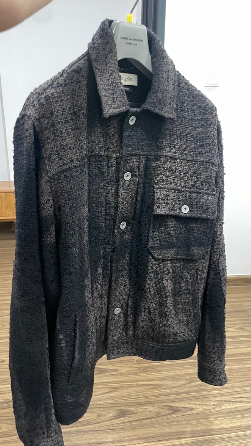 지용킴 24ss 트위드 트러커 자켓 상품이미지2