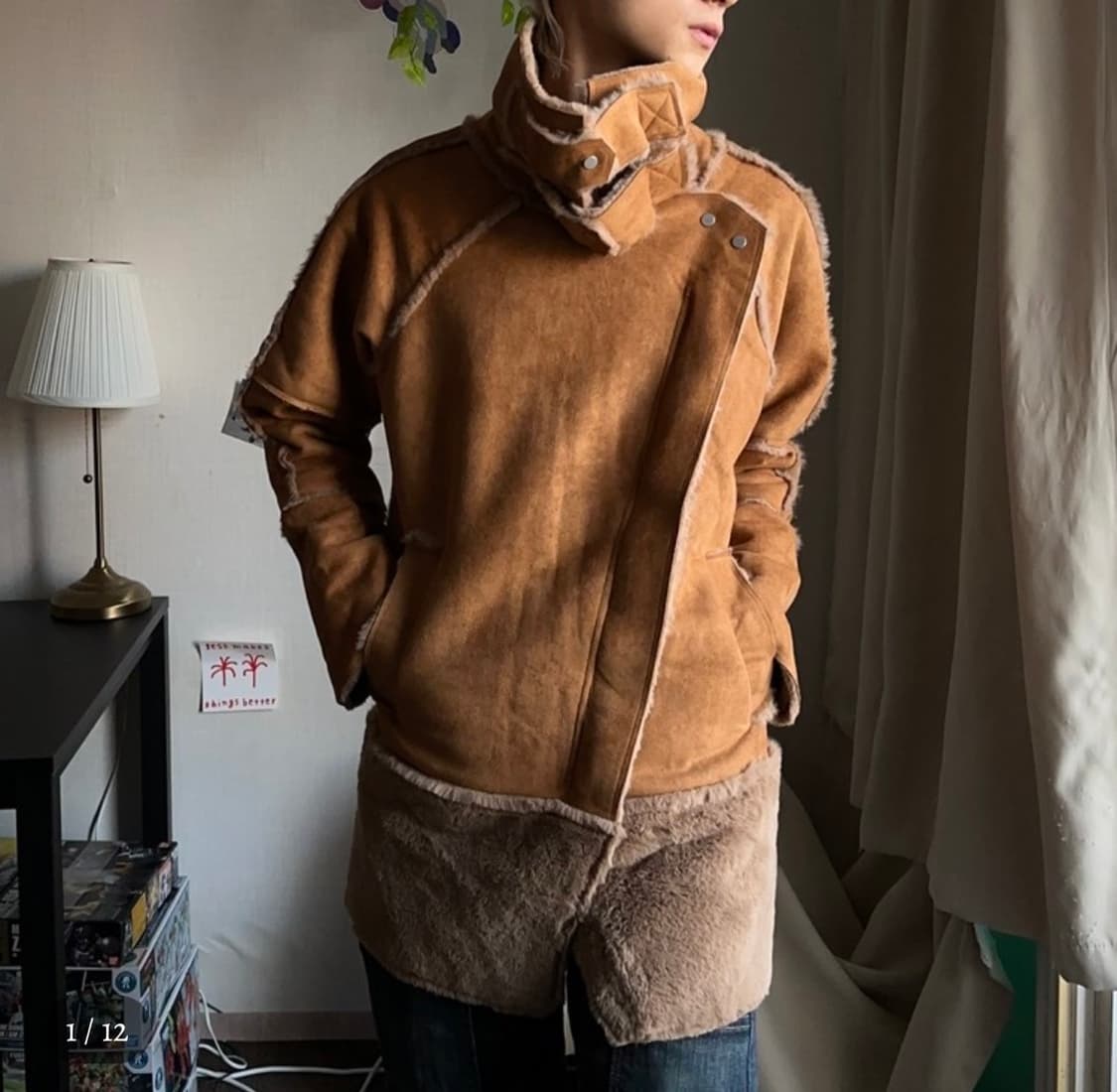 Nine 오버 라펠 더블 브레스티드 무통 상품이미지2