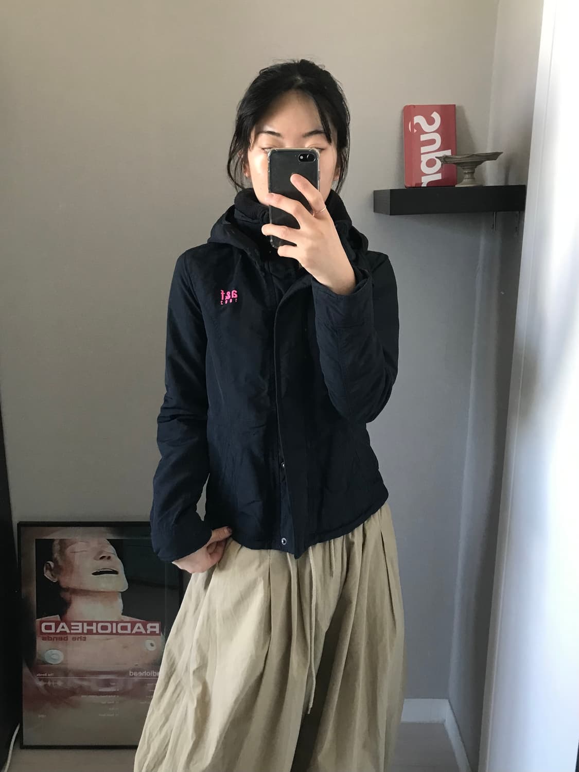 아베크롬비 자수로고 블랙 헤비 자켓 상품이미지3