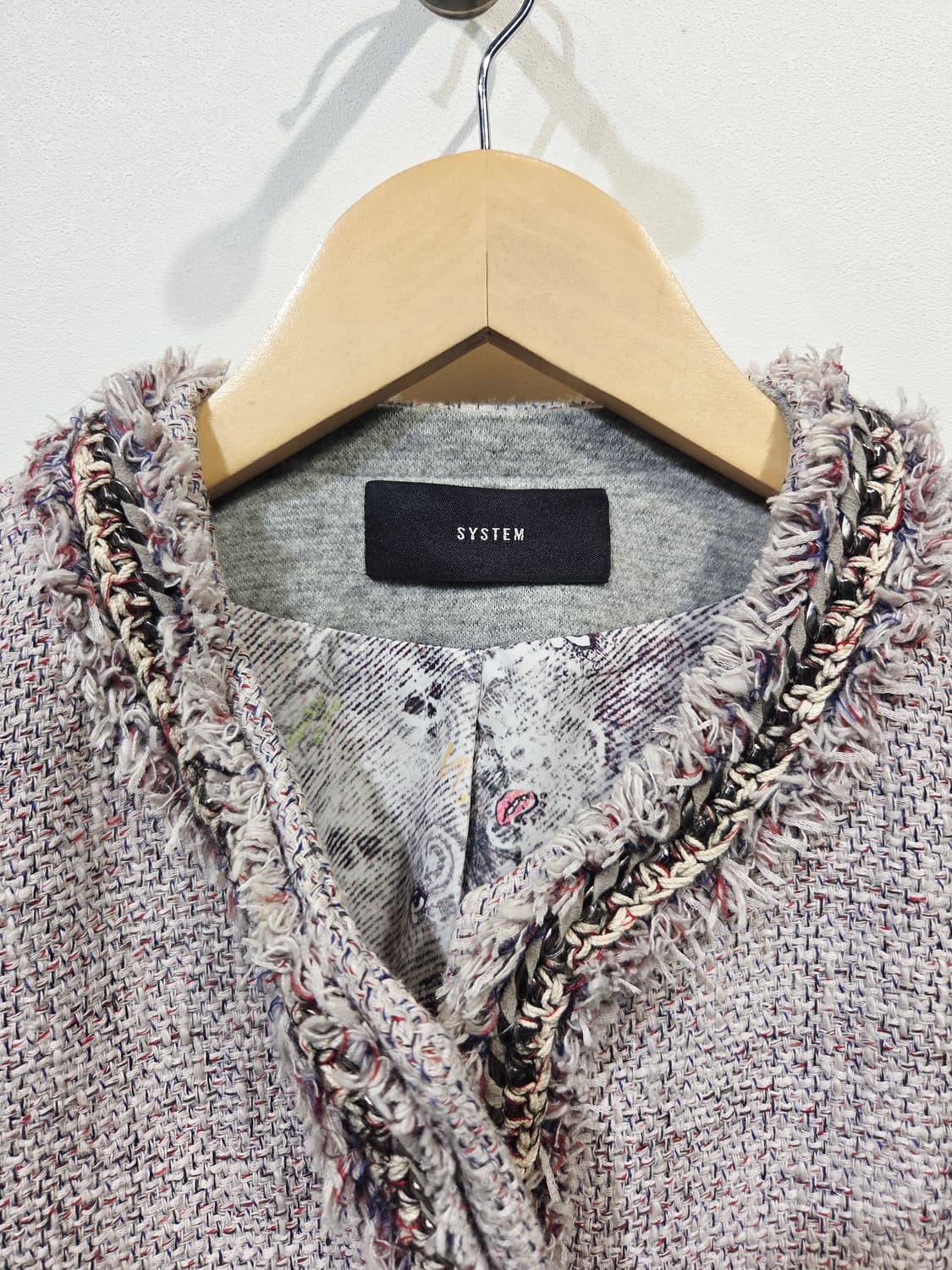 SYSTEM. 트위드 노카라 자켓_66 상품이미지6