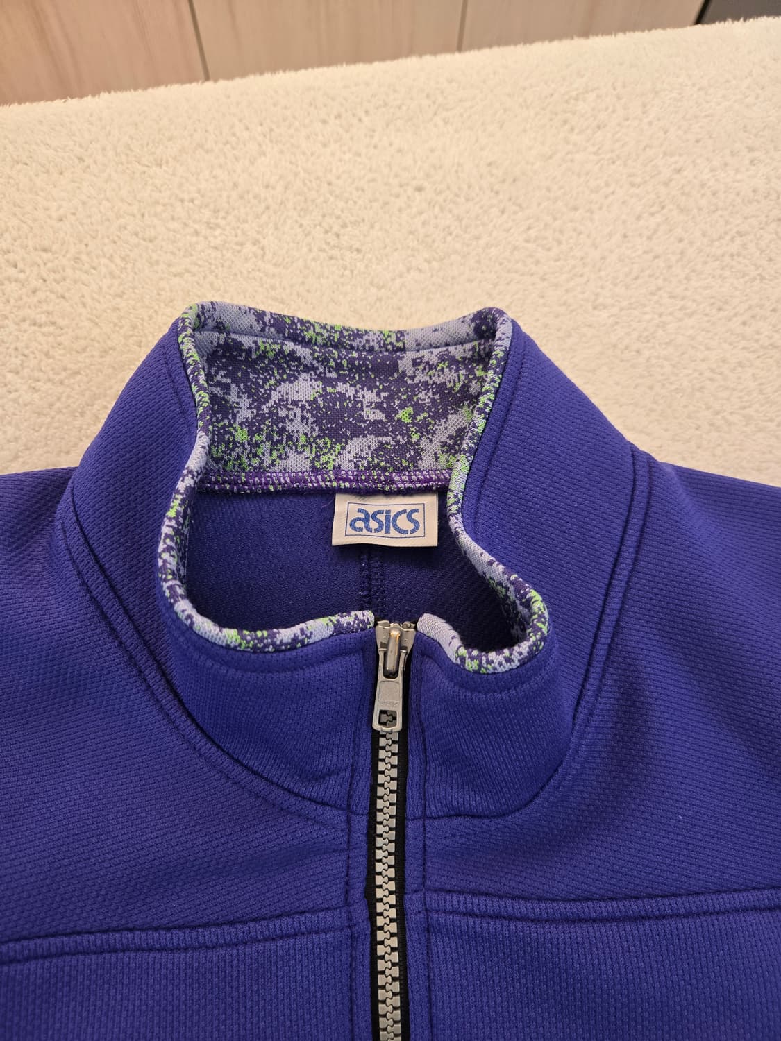 아식스 일본빈티지 고등학교 기무라 퍼플 트랙 자켓 상품이미지6