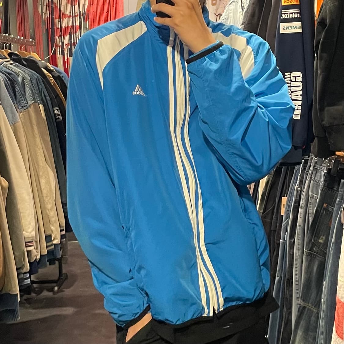 [IM] adidas 아디다스 스카이블루 바람막이 상품이미지5