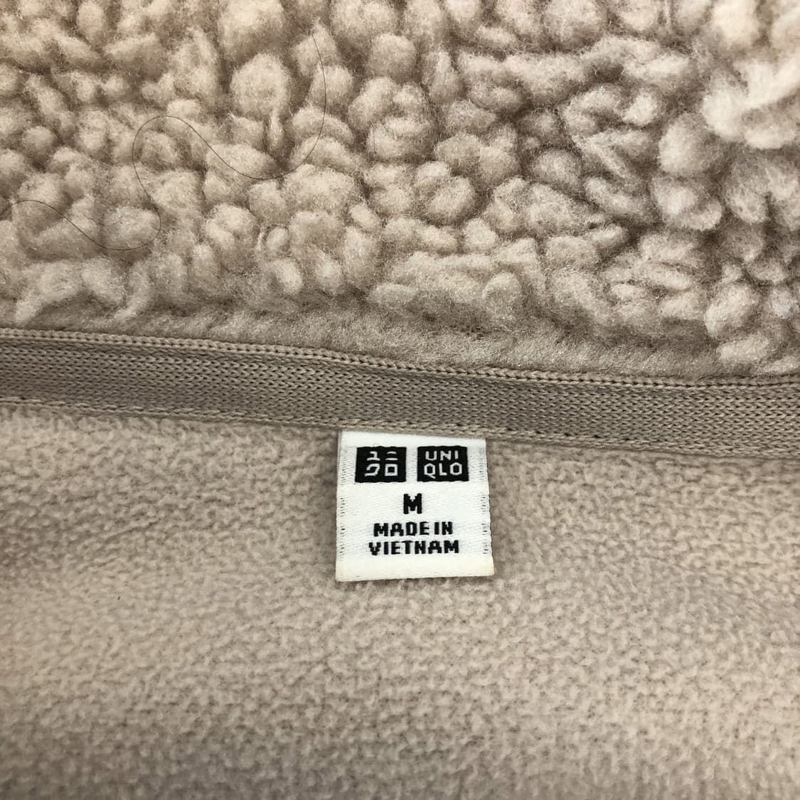유니클로 뽀글이 후리스점퍼 M 상품이미지5