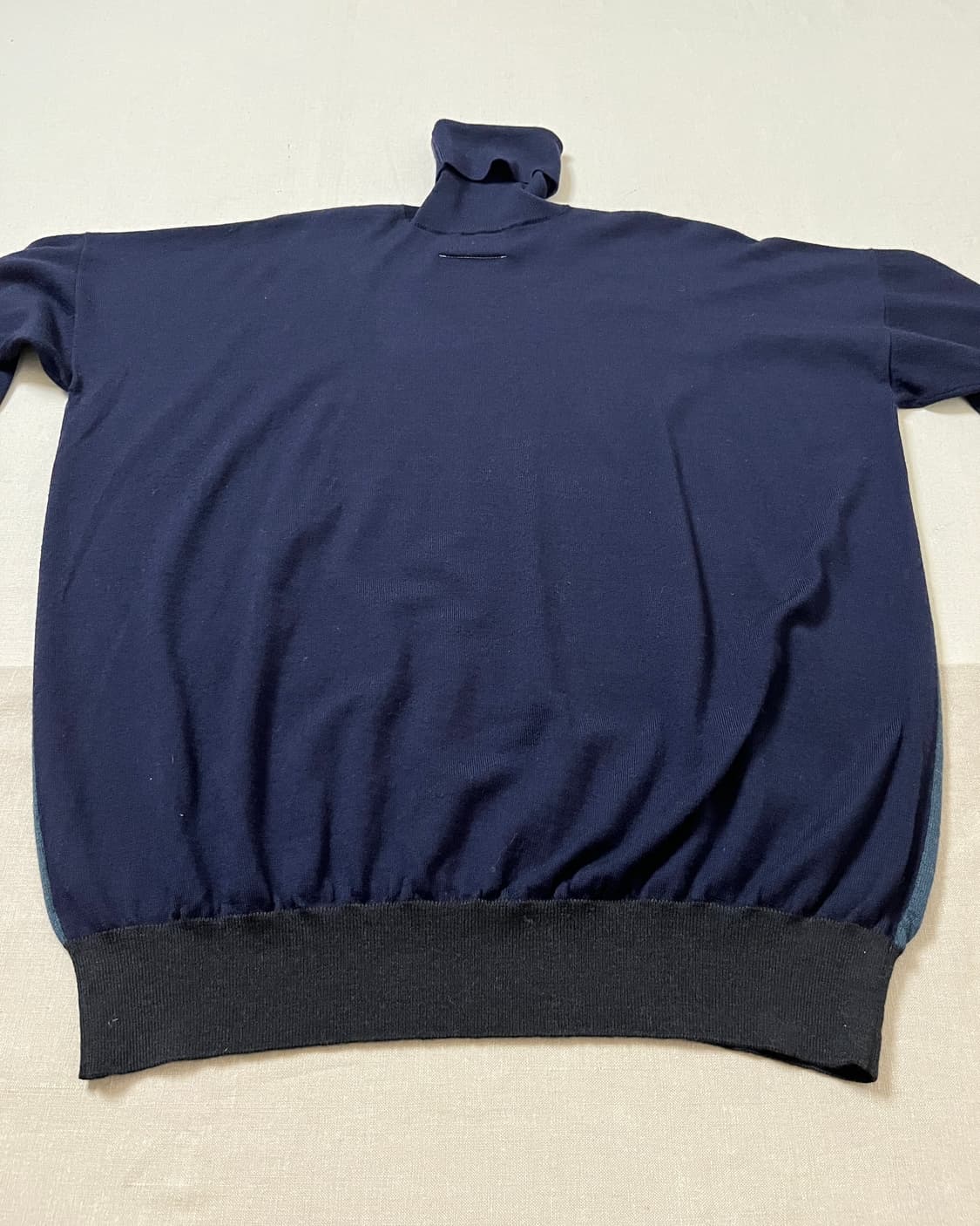 마르지엘라 mm6 컬러블록 터틀넥 니트 margiela 하이넥 상품이미지4