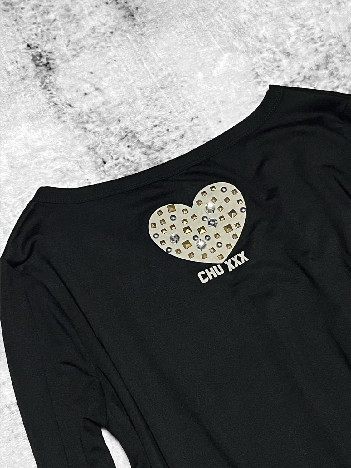 (chu xxx) y2k stud long-sleeve  상품이미지6