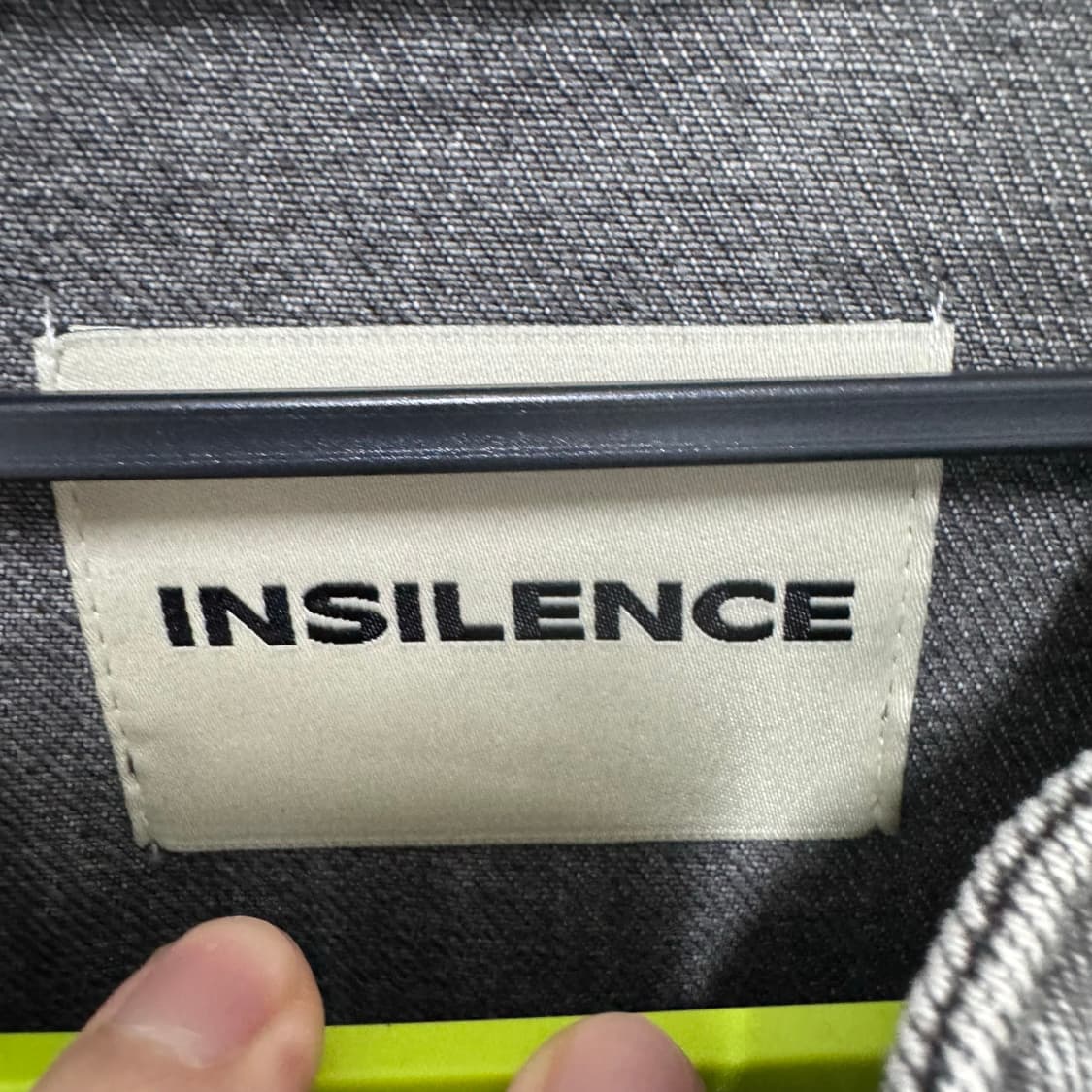 인사일런스 스모킹 페이드 데님 자켓 그레이 상품이미지3