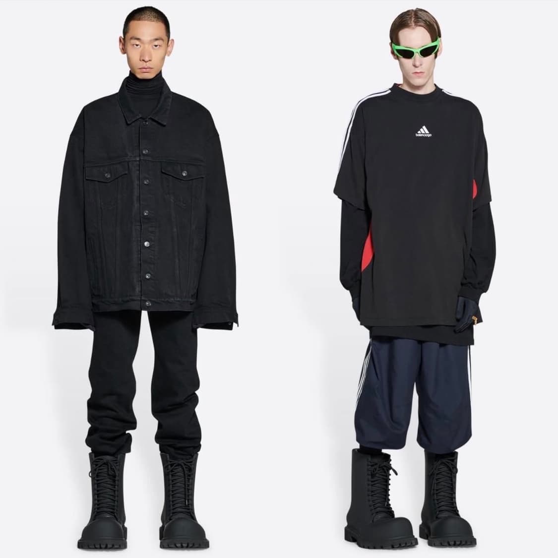 [S]발렌시아가×아디다스 배기 스웻팬츠 상품이미지4