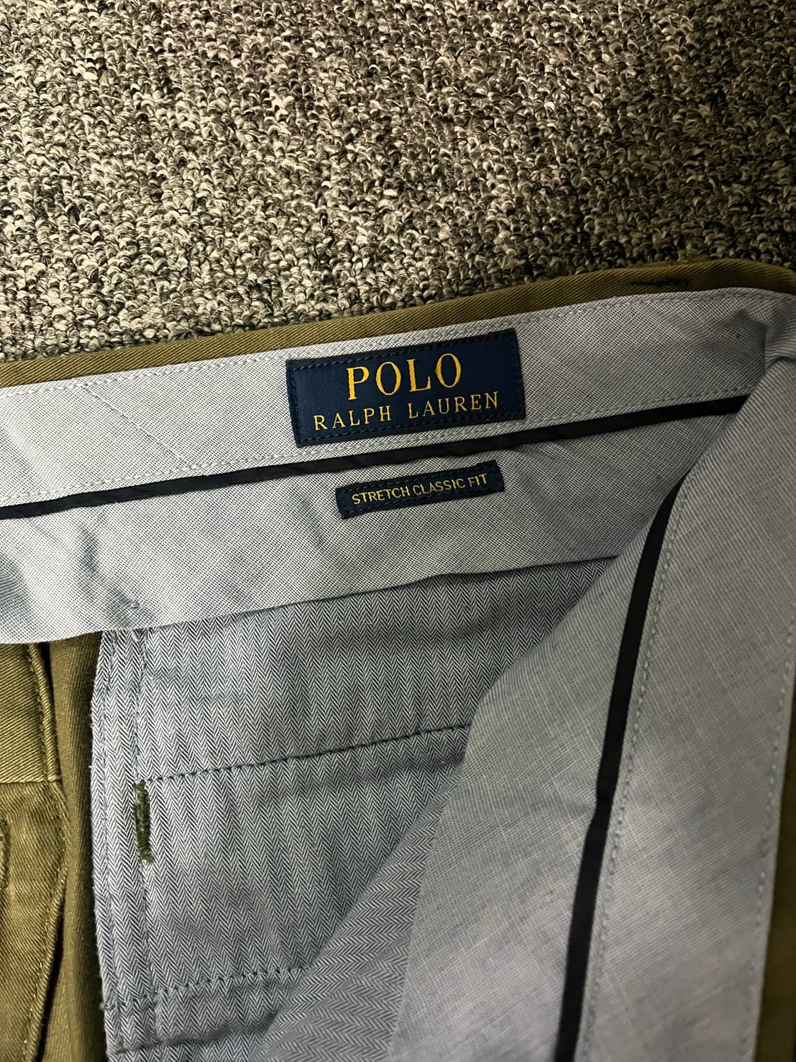 폴로 랄프로렌 슬림핏 치노 팬츠 올리브/카키 상품이미지5