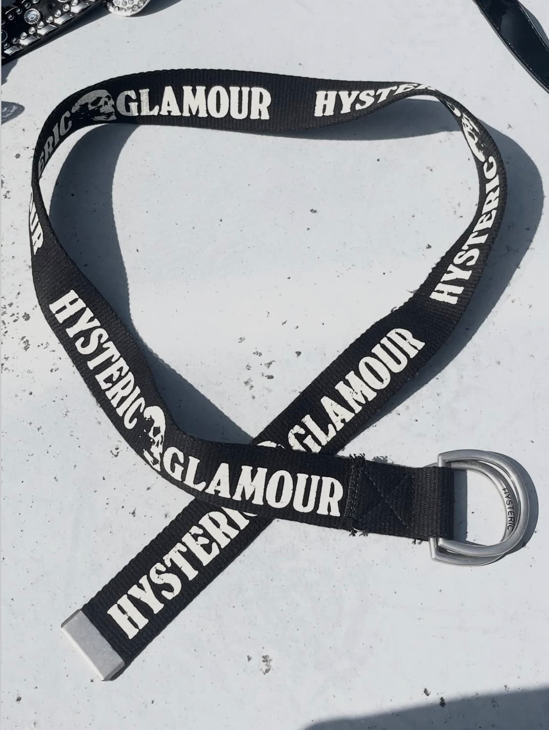 Hysteric glamour 히스테릭글래머 로고 벨트 상품이미지1