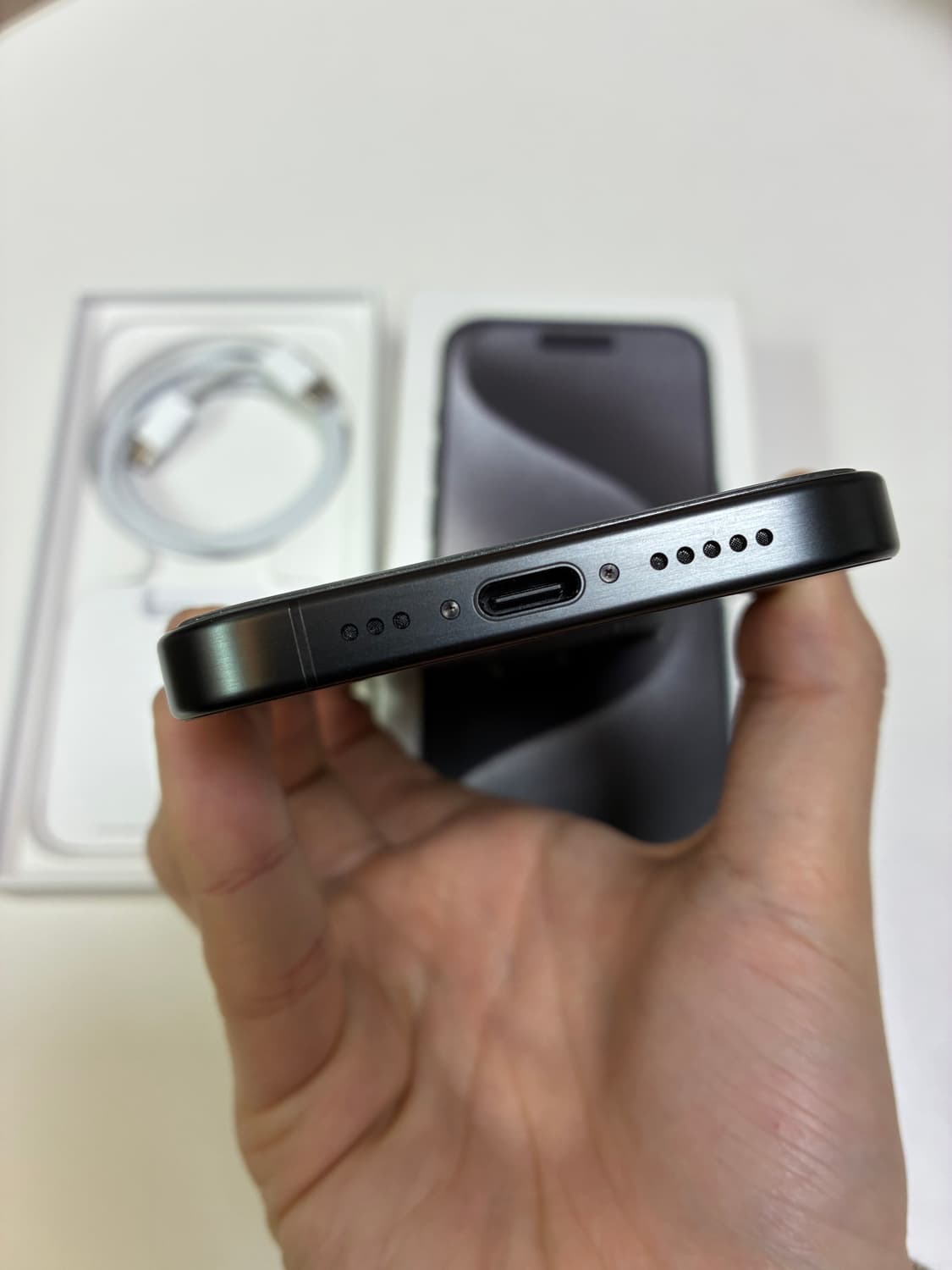 아이폰 15프로 512기가 리퍼폰 배터리100 상품이미지2