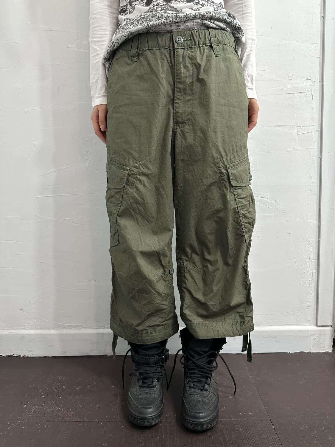 khaki cargo pants 상품이미지1