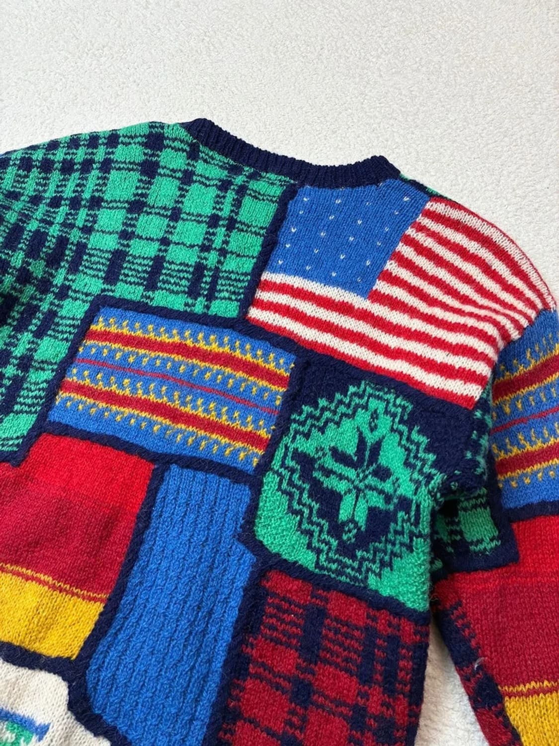 아이비리그 90's 헤비 울 패턴 니트 PN5931 상품이미지4