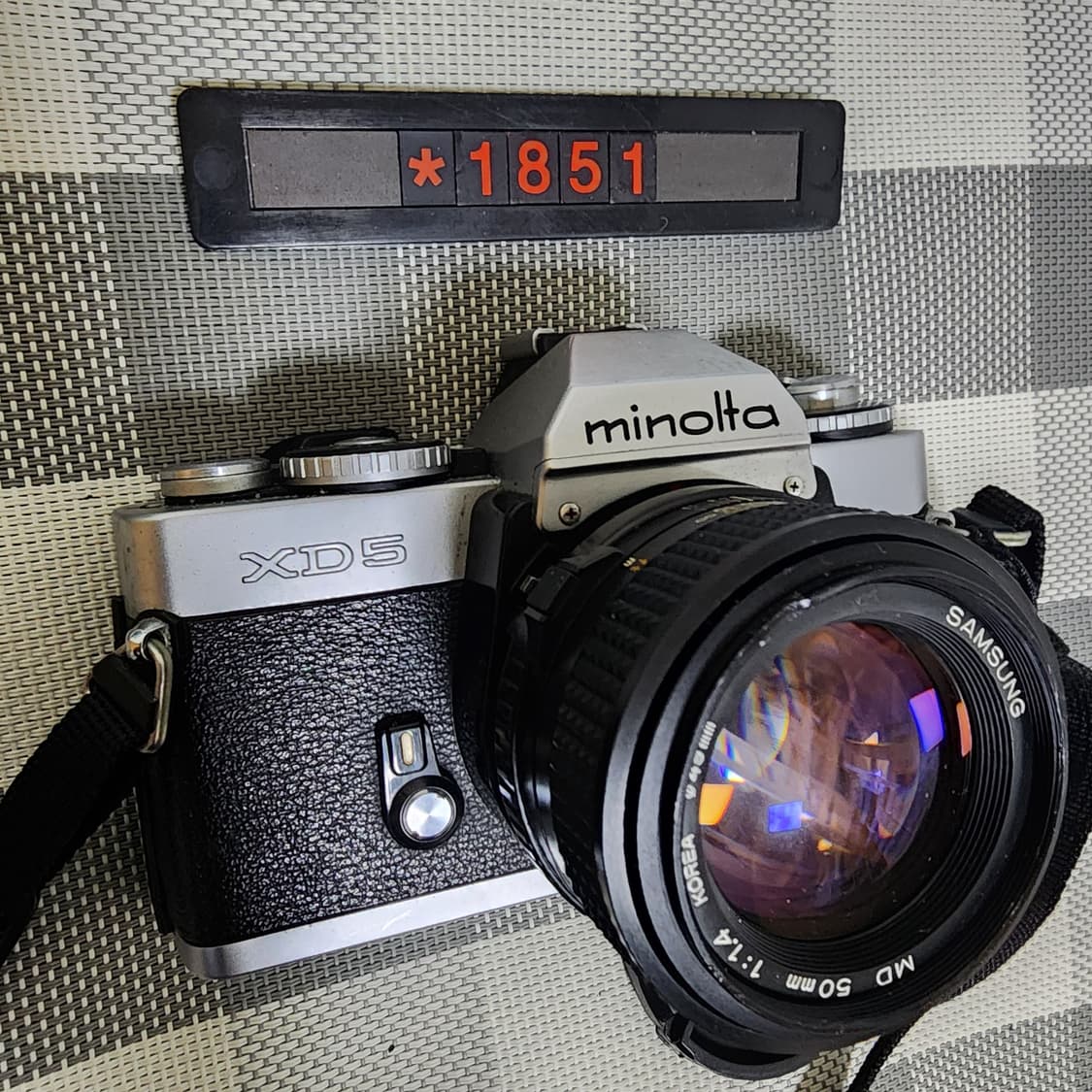 미놀타 XD-5 필름카메라 1.4 단렌즈 장착 상품이미지2