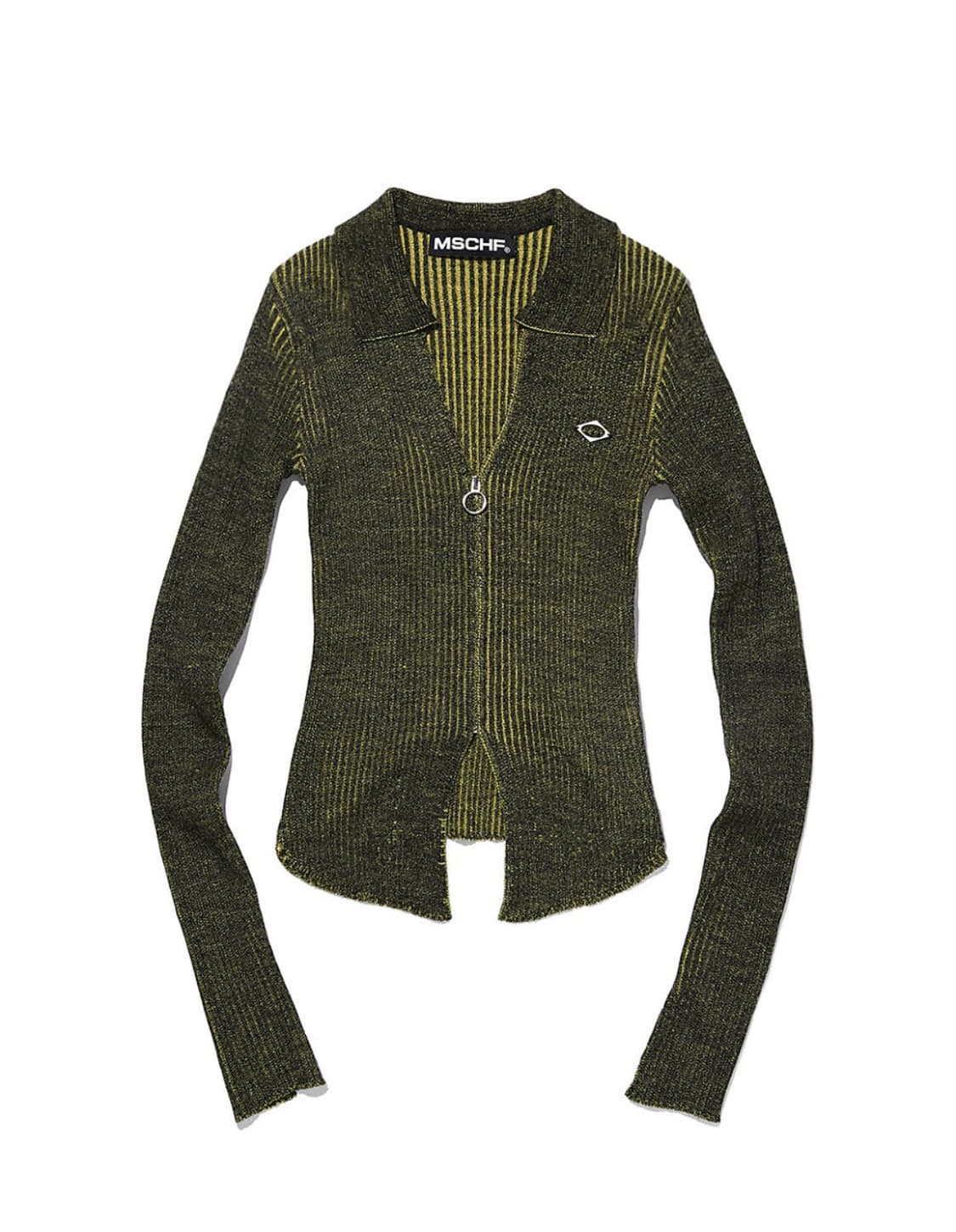 미스치프 니티드 투톤 셔츠 상품이미지1